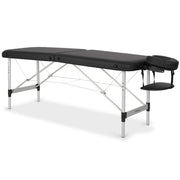 Lightweight Habys Nina Portable Massage Table Comfy Base K515 - Black - SalonServe Hair & Beauty Supplies Ltd
