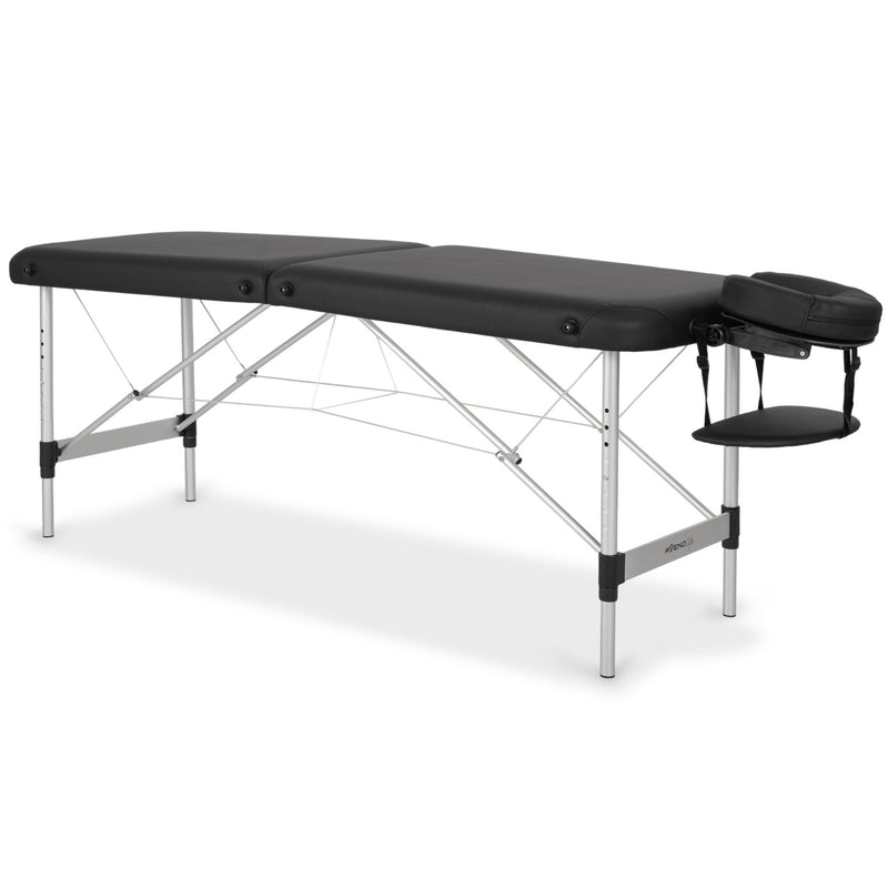 Lightweight Habys Nina Portable Massage Table Comfy Base K515 - Black - SalonServe Hair & Beauty Supplies Ltd