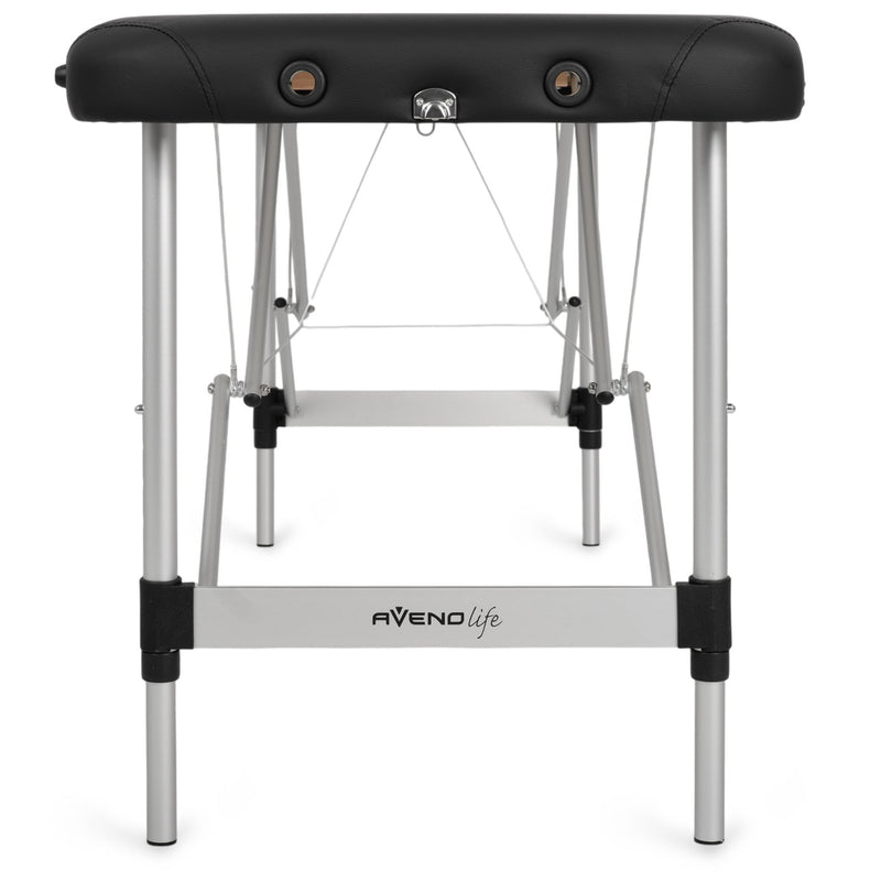 Lightweight Habys Nina Portable Massage Table Comfy Base K515 - Black - SalonServe Hair & Beauty Supplies Ltd