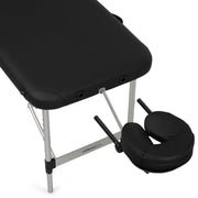 Lightweight Habys Nina Portable Massage Table Comfy Base K515 - Black - SalonServe Hair & Beauty Supplies Ltd