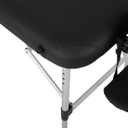 Lightweight Habys Nina Portable Massage Table Comfy Base K515 - Black - SalonServe Hair & Beauty Supplies Ltd