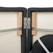 Lightweight Habys Nina Portable Massage Table Comfy Base K515 - Black - SalonServe Hair & Beauty Supplies Ltd