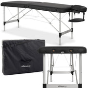 Lightweight Habys Nina Portable Massage Table Comfy Base K515 - Black - SalonServe Hair & Beauty Supplies Ltd