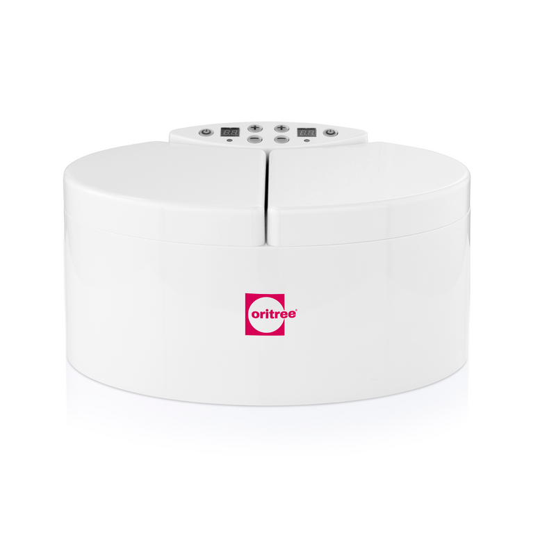 Oritree dual hair removal wax heater 1000cc and 500cc closed lids