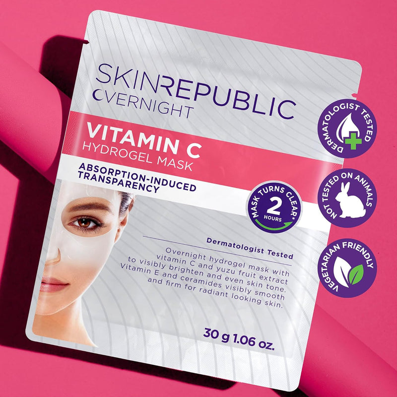 Skin Republic Vitamin C Overnight Hydrogel Mask - SalonServe Hair & Beauty Supplies Ltd