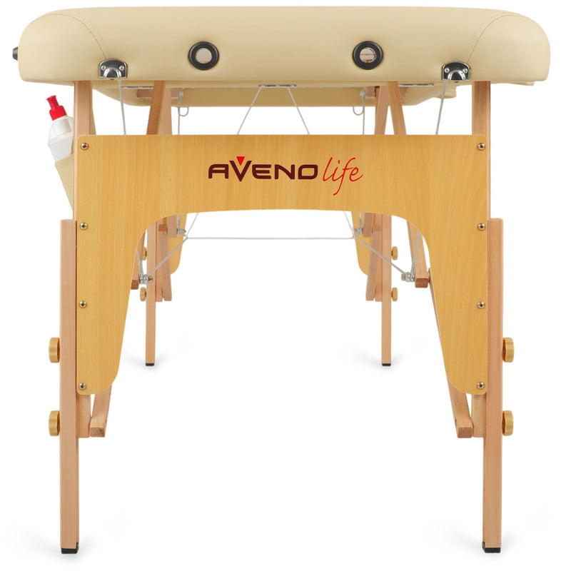Habys Sofia Portable Massage Table Comfy Base K533 - Beige - SalonServe Hair & Beauty Supplies Ltd