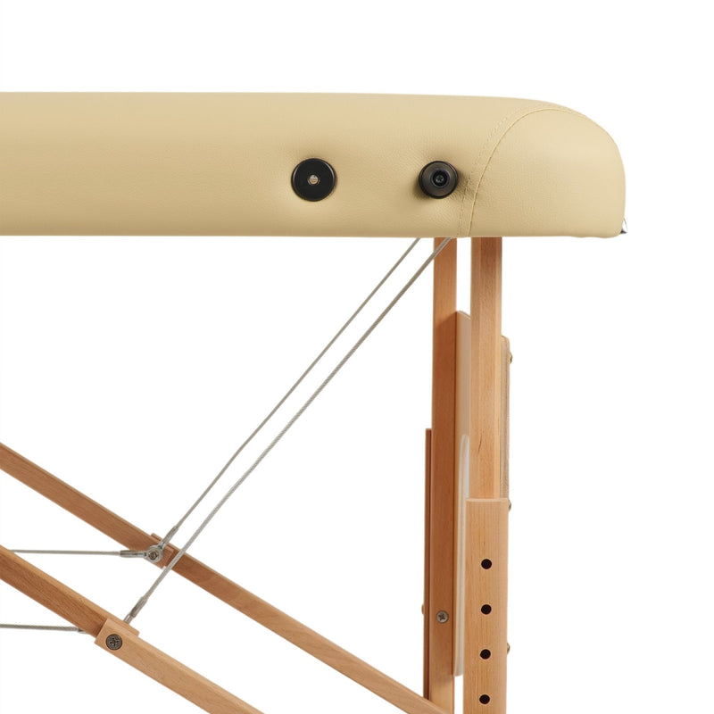 Habys Sofia Portable Massage Table Comfy Base K533 - Beige - SalonServe Hair & Beauty Supplies Ltd