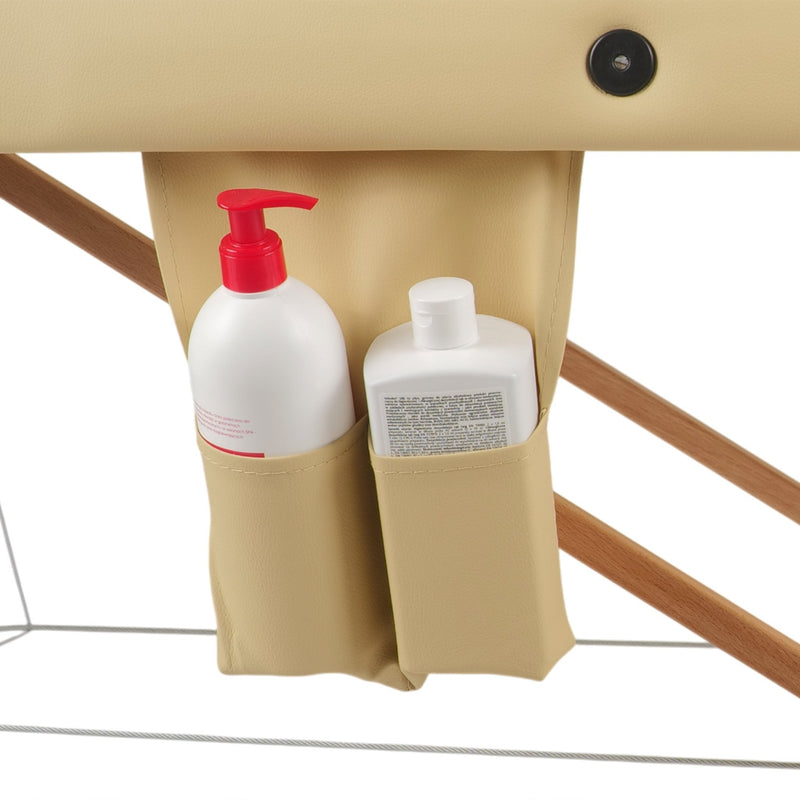 Habys Sofia Portable Massage Table Comfy Base K533 - Beige - SalonServe Hair & Beauty Supplies Ltd