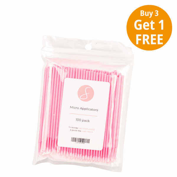 Salonserve Micro Applicators - Pink