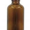 Amber Glass Bottle with lid - Image 2