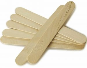 Large Wooden Leg Waxing Spatula