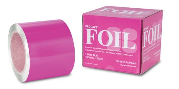 Procare - Premium Range Hair Foil Rolls 100mm x 225m - Pink