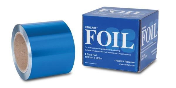 Procare - Premium Range Hair Foil Rolls 100mm x 225m - Blue