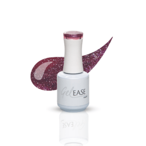 Gelease Gel Nails Purple Glitter