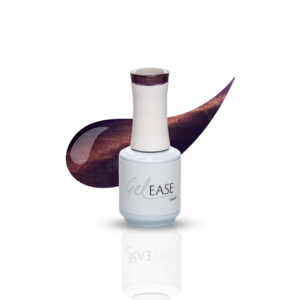 Gelease gel nails purple Cats Eyes