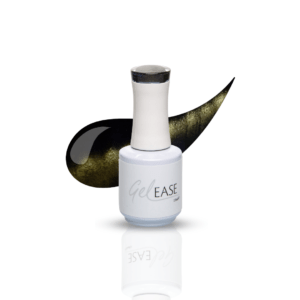Gelease gel nails Black Cats Eyes