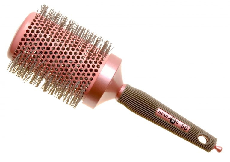 Head Jog 80 - 60mm Pink Ceramic Ionic Radial Brush