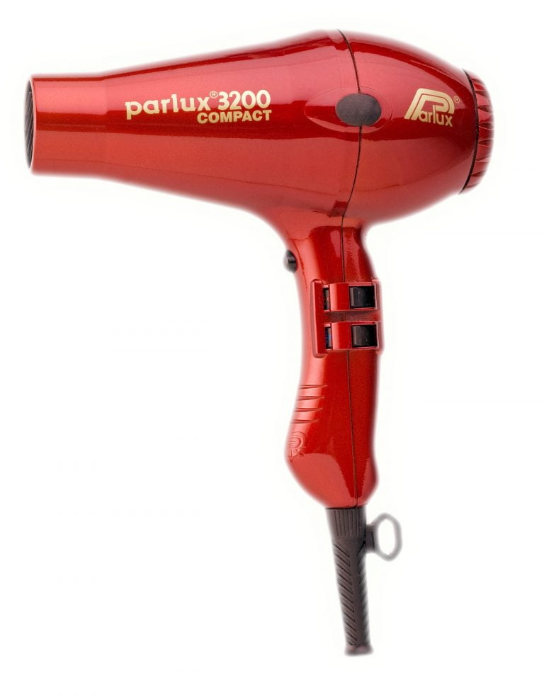 Parlux 3200 Compact Plus Hair Dryer - Raunchy Red
