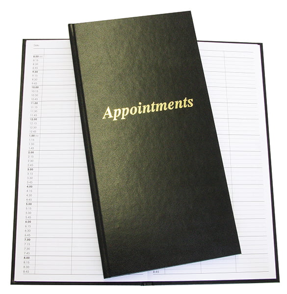 Black Appointment Book
