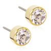 Blomdahl Gold Titanium Mini Earrings
