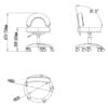 Pedicure Gas Lift Chair - Image 3