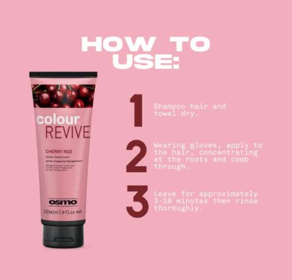 OSMO Colour Revive - Cherry Red 225ml - Image 4
