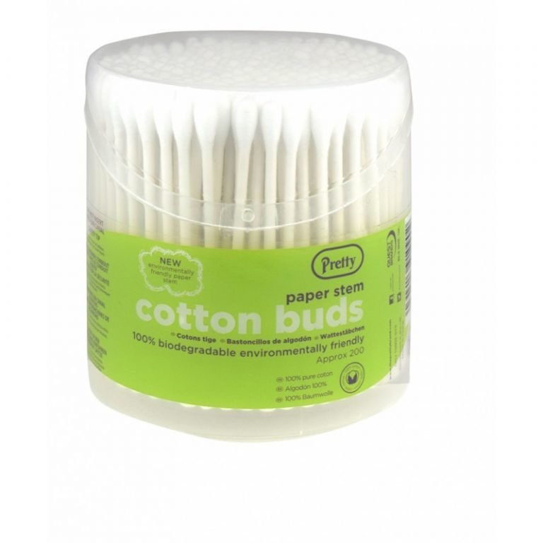 Pretty Paper Stem Cotton Buds - 200 Pack