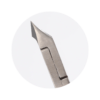 Extra Sharp Cuticle Nippers with Pink Rubber Handle - Image 2