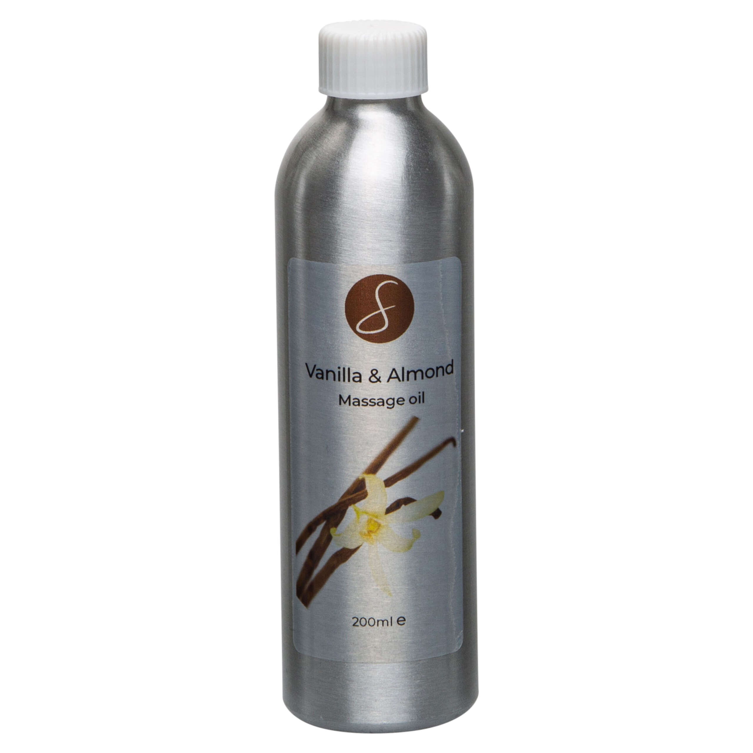 Vanilla & Almond Massage Oil 200ml, Professional Pre-Blended Massage Oils,  Shop Salonserve