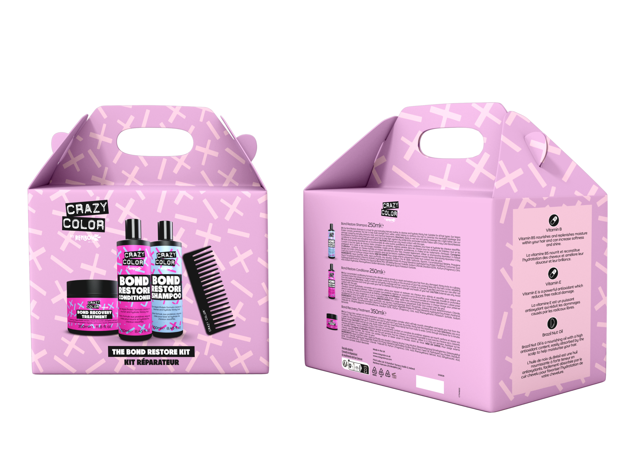 Crazy Color Bond Restore System Gift Box Shampoo Conditioner crazy-color-bond-restore-system-gift-box-shampoo-conditioner