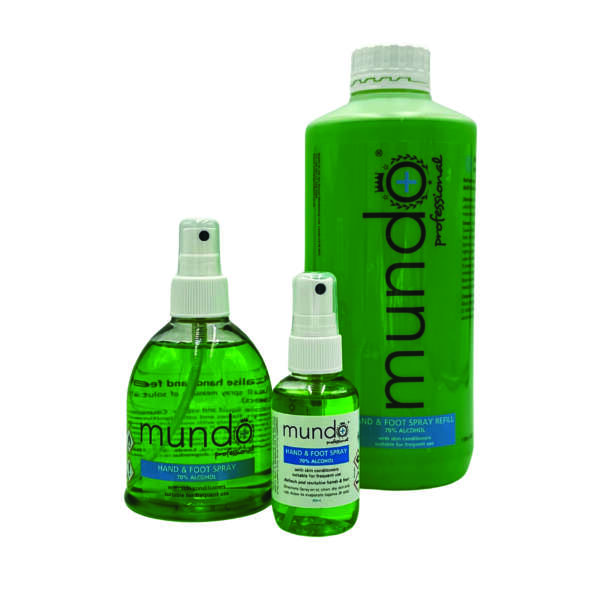 mundo hand and foot spray