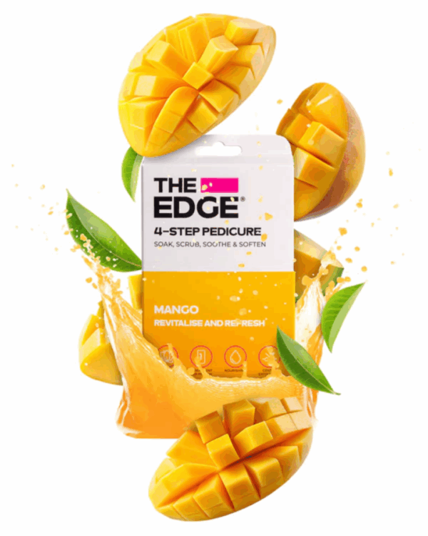 The Edge 4 Step Pedicure Kit - Mango