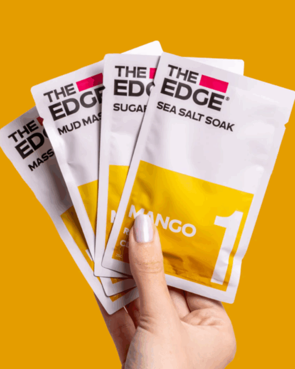 The Edge 4 Step Pedicure Kit - Mango - Image 2