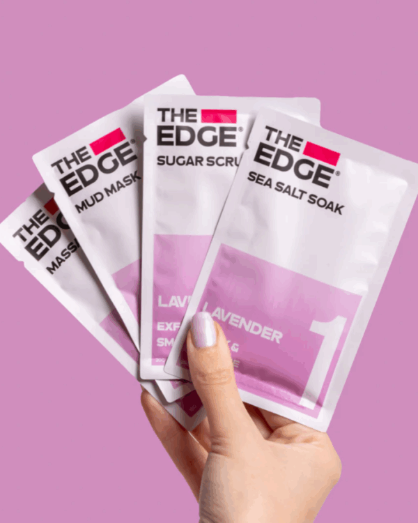 The Edge 4 Step Pedicure Kit - Lavender - Image 2