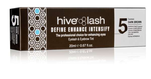 Hive No.5 Espresso Dark Brown  Lash & Brow Tint 20ml