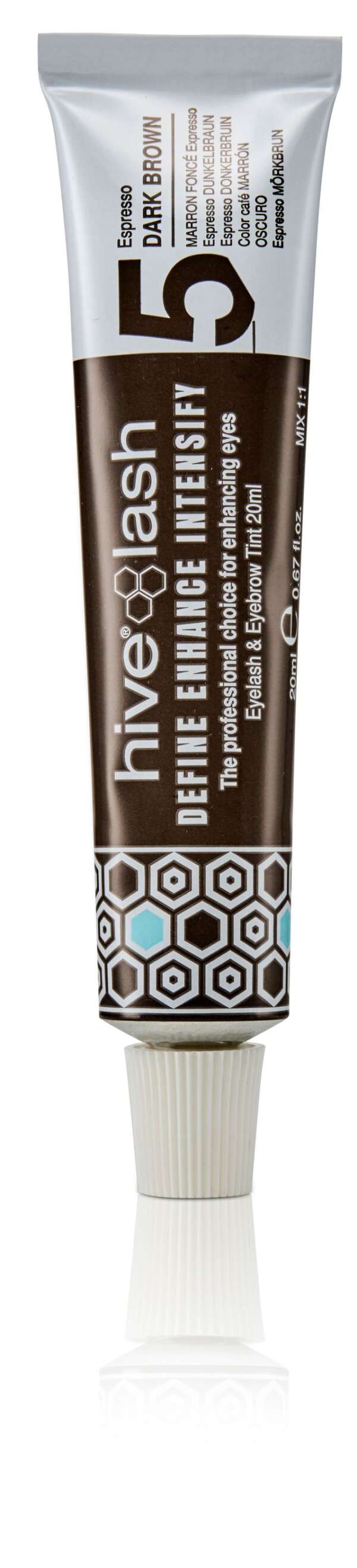 Hive No.5 Espresso Dark Brown  Lash & Brow Tint 20ml - Image 2