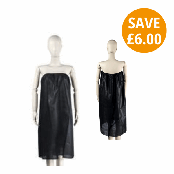 Disposable Black Sarongs - 10 Pack