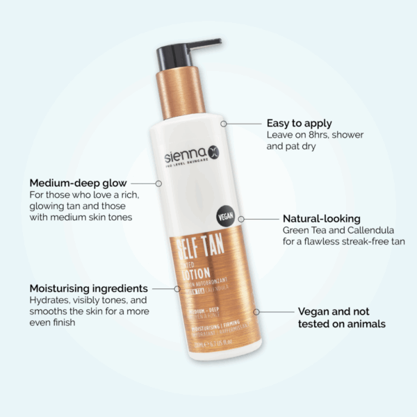 Sienna X Self Tan Tinted Self Tan Lotion - Image 2