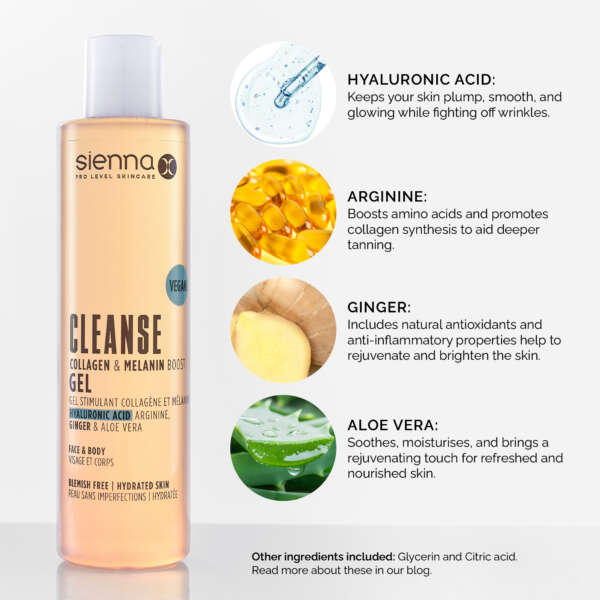 Sienna X Bath & Body Cleansing Gel Wash 200ml - Image 3