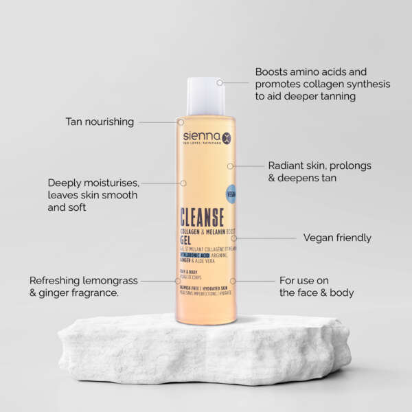 Sienna X Bath & Body Cleansing Gel Wash 200ml - Image 4