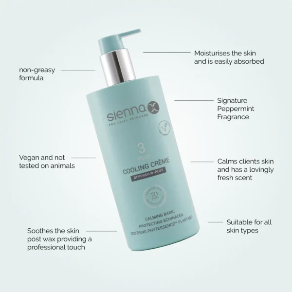 Sienna X Post Wax Cooling Crème 500ml - Image 2
