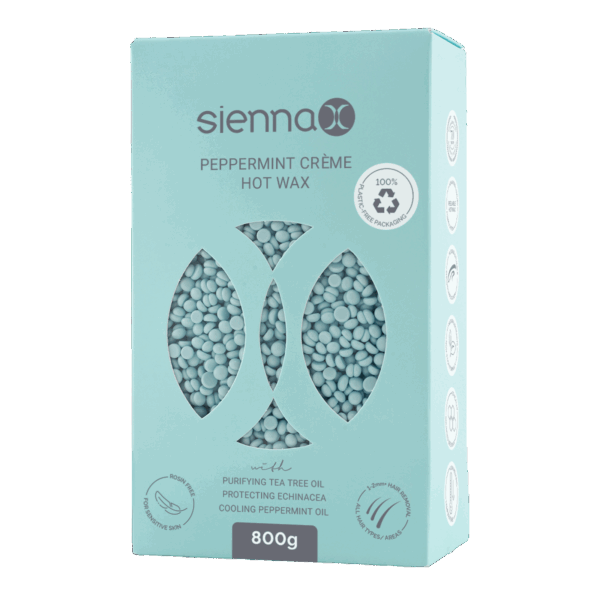 Sienna X Peppermint Crème Hot Wax 800g
