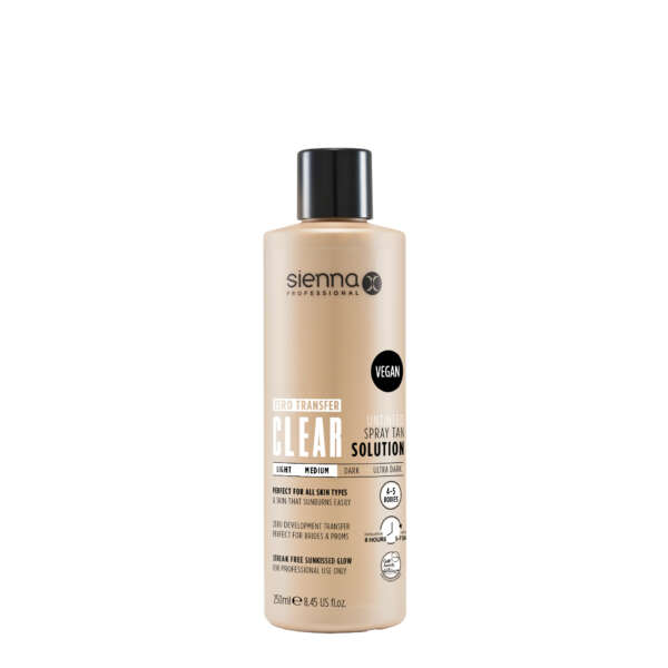 Sienna X 250ml Clear Spray Tan Solution