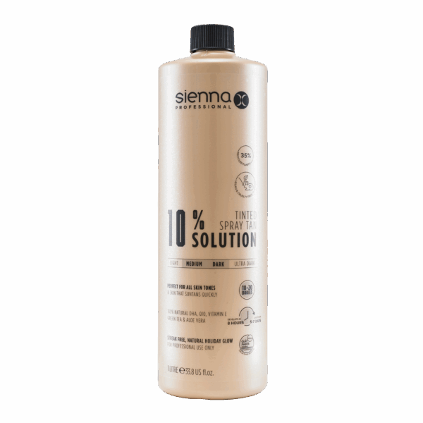 Sienna X 10% Tinted Spray Tan Solution