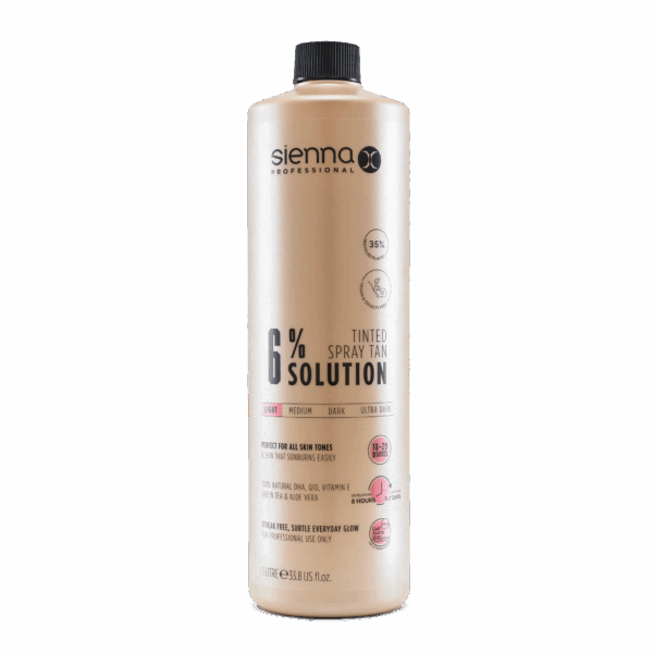 Sienna X 6% Tinted Spray Tan Solution